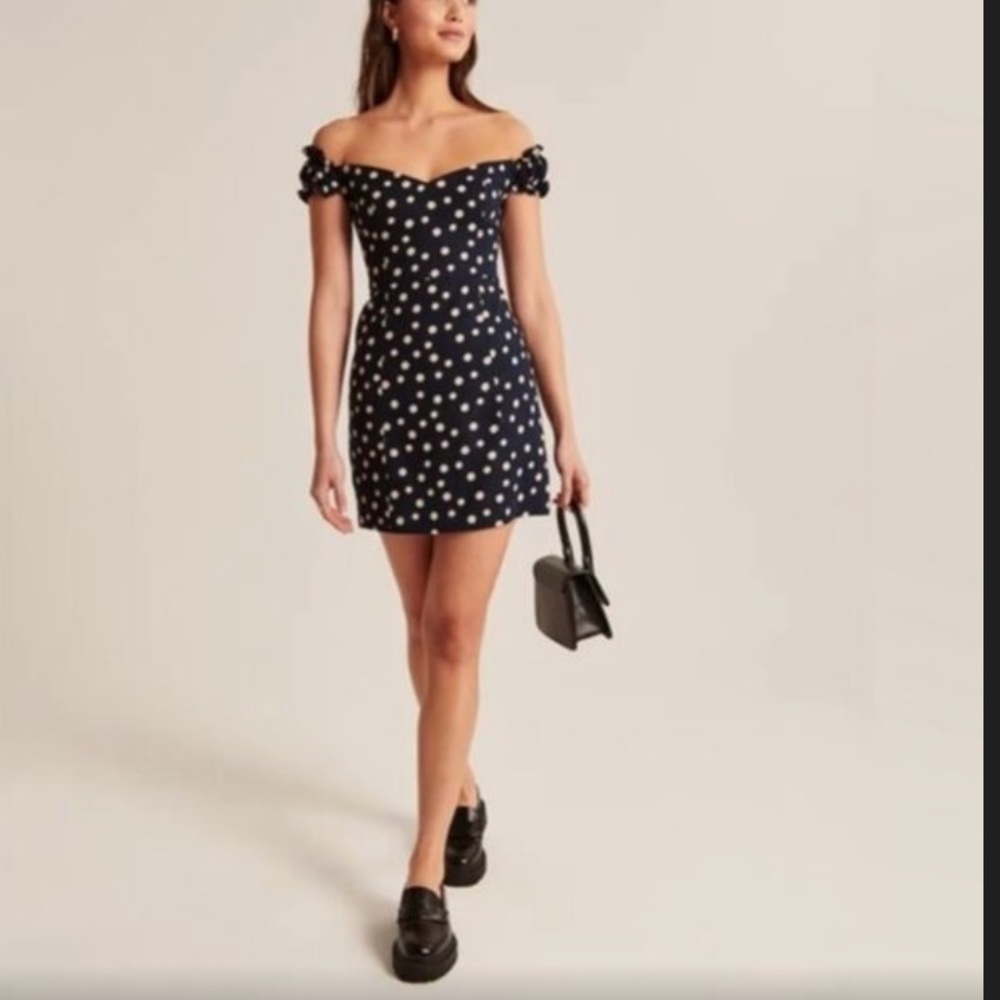 Abercrombie polka dot short dress